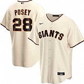 Giants 28 Buster Posey Cream 2020 Nike Cool Base Jersey Dzhi,baseball caps,new era cap wholesale,wholesale hats